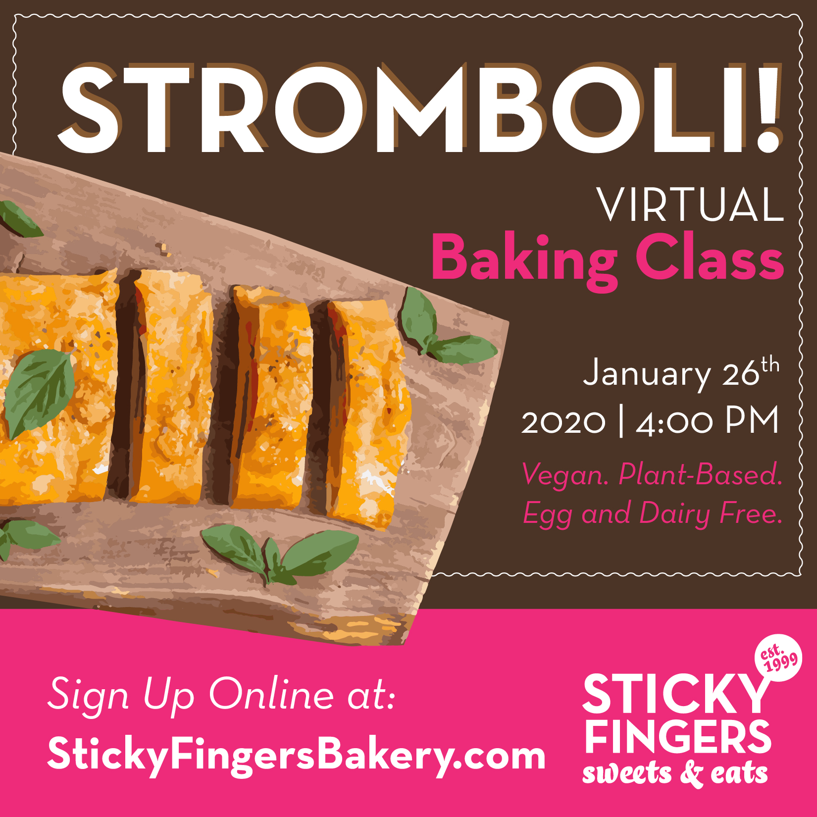 Sticky Fingers Bakery Online Classes