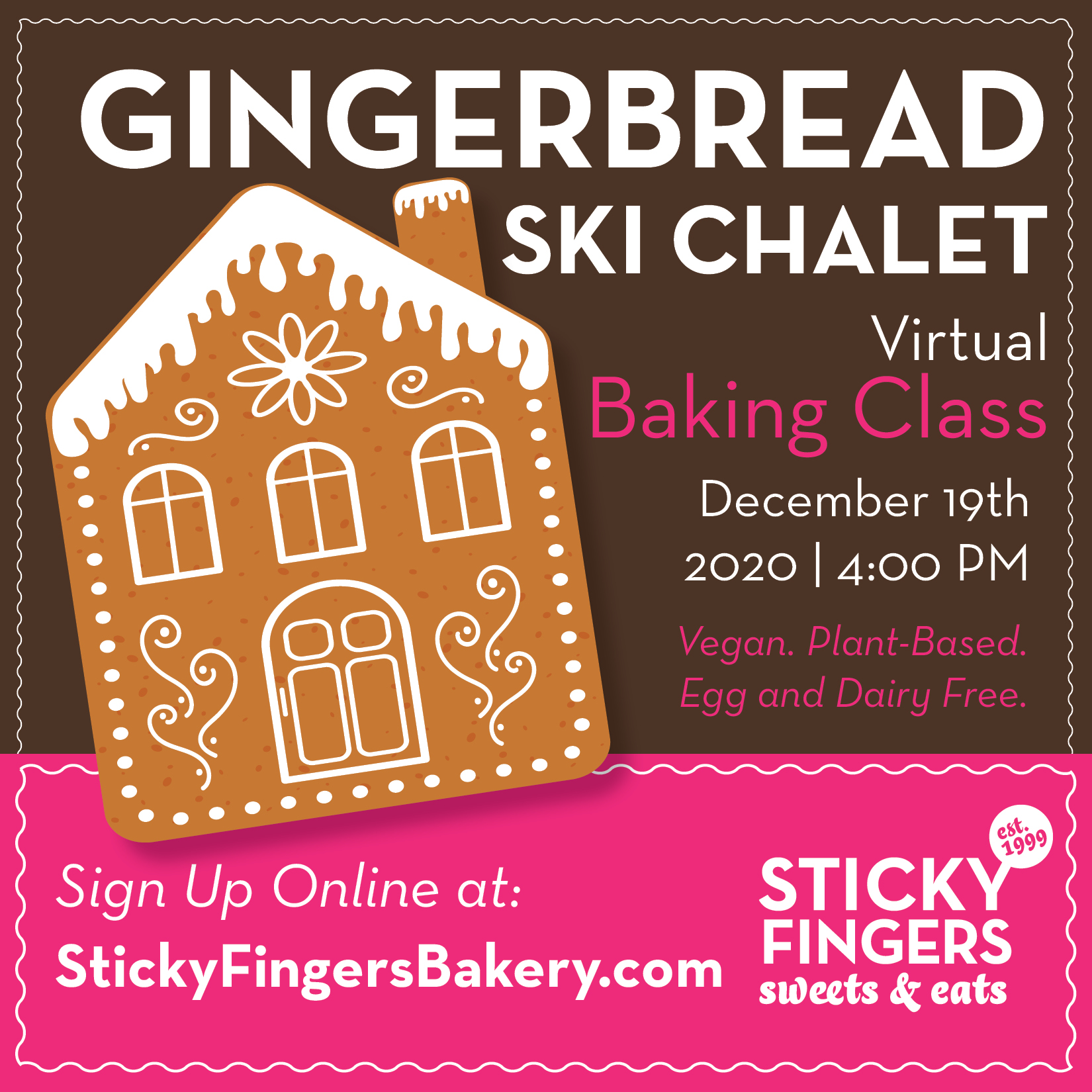 Sticky Fingers Bakery Online Classes