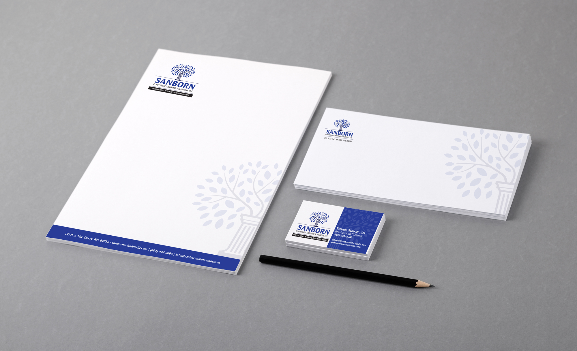 SANBORN SOLUTIONS STATIONARY