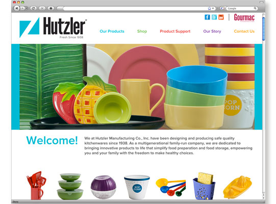 Hutzler Manufacturing Website by Wetherbee Creative